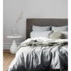 Promo 🎁 Aura Home Chambray Fringe Bedlinen Collection in Dove 🌟
