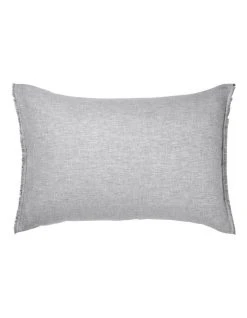 Promo 🎁 Aura Home Chambray Fringe Bedlinen Collection in Dove 🌟 -Cozy Bed Store 516025450 6 1 720x928