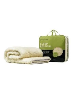 Wholesale 👍 MiniJumbuk Sleep Restful Wool Mattress Topper White ✨ -Cozy Bed Store 588623050 5 720x928