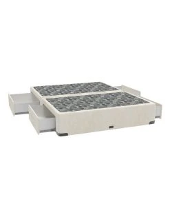 Wholesale 🧨 SleepMaker Velvet Base with Four Drawers & Bracket Champagne 😀
