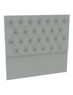 Flash Sale 🎉 SleepMaker Zinc Velvet Tufted Bedhead 150cm High 💯