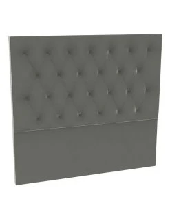 Promo 😍 SleepMaker Flint Velvet Tufted Bedhead 150cm High 👏