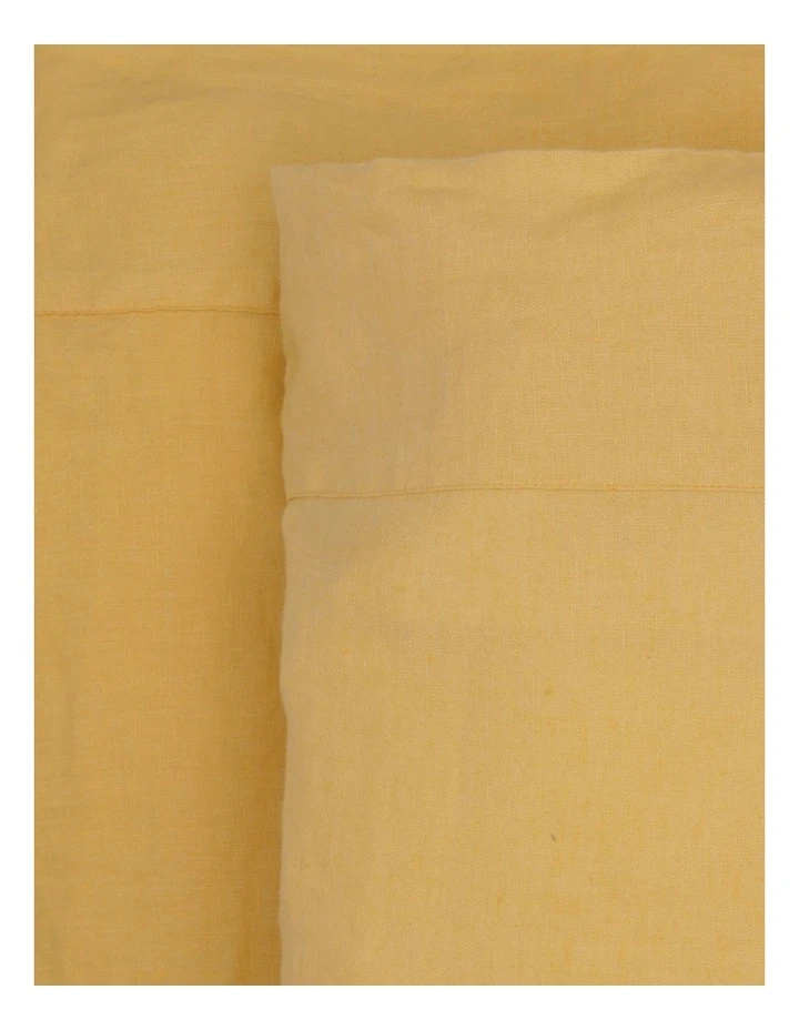 Cheapest ❤️ Australian House & Garden Sandy Cape Washed Belgian Linen Sheet Set Saffron ❤️ 1 Cheapest ❤️ Australian House & Garden Sandy Cape Washed Belgian Linen Sheet Set Saffron ❤️