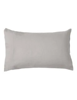 New 👍 Australian House & Garden Sandy Cape Washed Belgian Linen Sheet Set Grey ❤️ -Cozy Bed Store 602571610 804164230 3 720x928