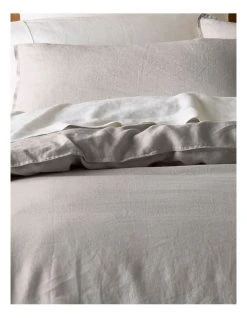 Best reviews of 😀 Australian House & Garden Sandy Cape Washed Belgian Linen Quilt Cover Set Grey ✔️ -Cozy Bed Store 607134160 804163870 3 720x928
