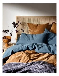 Cheapest ❤️ Aura Home Luxury Velvet Bedlinen Collection in Tobacco ⭐ -Cozy Bed Store 650184760 804565630 2 720x928