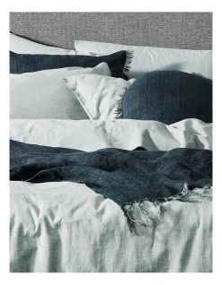 Cheap 😍 Aura Home Chambray Fringe Bedlinen Collection in Mineral ⌛ 7 Cheap 😍 Aura Home Chambray Fringe Bedlinen Collection in Mineral ⌛ -Cozy Bed Store 650185390 840300580 2 720x928