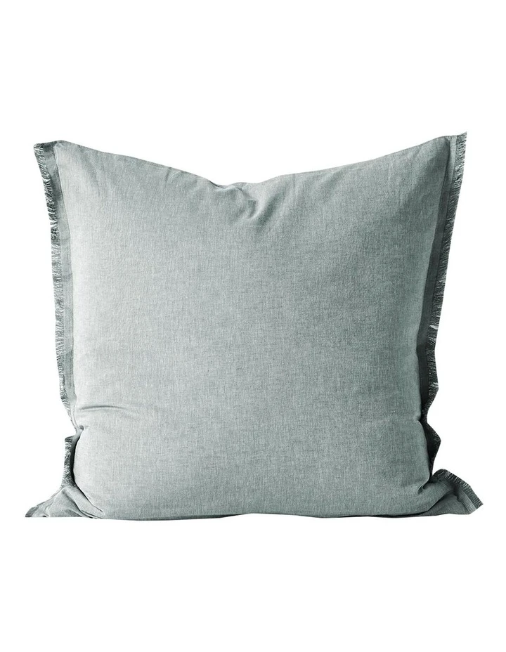 Cheap 😍 Aura Home Chambray Fringe Bedlinen Collection in Mineral ⌛ 6 Cheap 😍 Aura Home Chambray Fringe Bedlinen Collection in Mineral ⌛ - Image 6