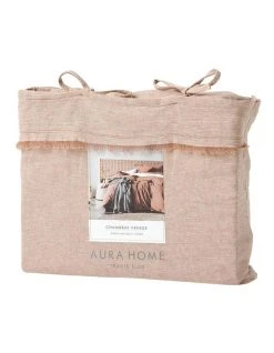 Brand new ๐ Aura Home Chambray Fringe Bedlinen Collection Hazelnut ๐ฅฐ 7 Brand new ๐ Aura Home Chambray Fringe Bedlinen Collection Hazelnut ๐ฅฐ -Cozy Bed Store 650185390 900779500 3 720x928