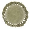 Promo 🔥 Linen House Florida Round Cushion Green 🎉
