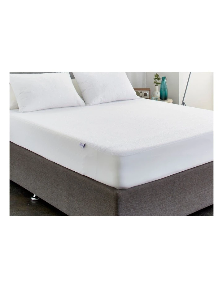 Outlet ⌛ Protect-A-Bed Genesis Cotton Terry Waterproof Fitted Mattress Protector ❤️ 2 Outlet ⌛ Protect-A-Bed Genesis Cotton Terry Waterproof Fitted Mattress Protector ❤️ - Image 2
