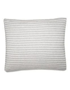 Outlet ❤️ Calvin Klein Home Lennox Modern Cotton Quilt Cover Grey/Cream ⭐ -Cozy Bed Store 710870500 3 720x928