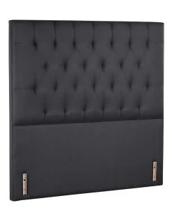 New ๐ฅ SleepMaker Opus Tufted Fabric Bedhead 120cm Shadow โค๏ธ