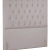 Best Sale ⭐ SleepMaker Opus Tufted Fabric Bedhead 120cm Dune ⭐