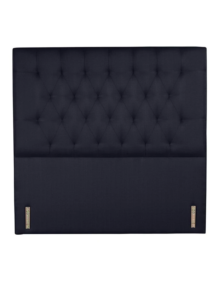 Hot Sale ✨ SleepMaker Opus Tufted Fabric Bedhead 120cm Midnight ✨ 2 Hot Sale ✨ SleepMaker Opus Tufted Fabric Bedhead 120cm Midnight ✨ - Image 2