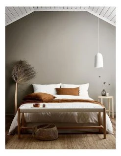 Hot Sale 😍 Aura Home Halo Organic Cotton Bedlinen Collection in White 🛒