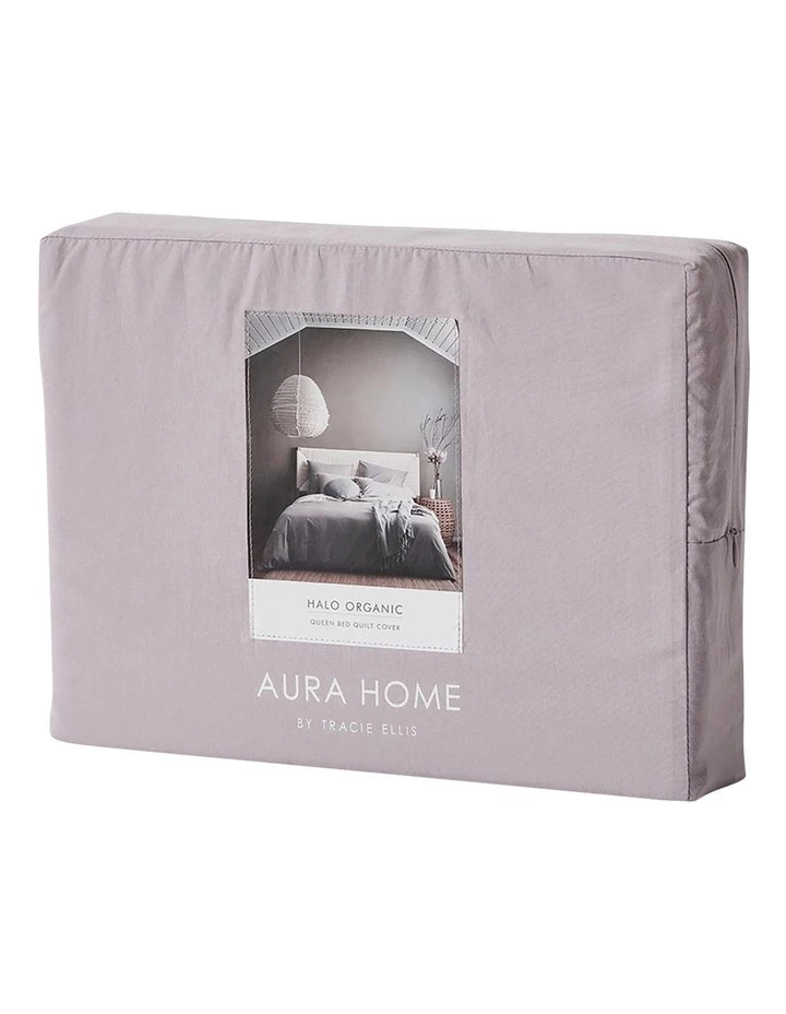 Discount ⌛ Aura Home Halo Organic Cotton Bedlinen Collection in Dusk ✔️ 4 Discount ⌛ Aura Home Halo Organic Cotton Bedlinen Collection in Dusk ✔️ - Image 4