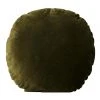 New ⭐ Aura Home Luxury Velvet 55cm Round Cushion in Khaki 🔔