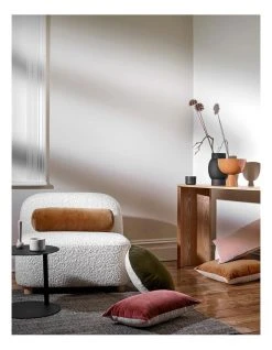 New ⭐ Aura Home Luxury Velvet 55cm Round Cushion in Khaki 🔔 -Cozy Bed Store 740661670 789089230 2 720x928