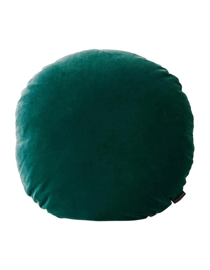 Outlet ✨ Aura Home Luxury Velvet 55cm Round Cushion in Forest Night 🤩 1 Outlet ✨ Aura Home Luxury Velvet 55cm Round Cushion in Forest Night 🤩