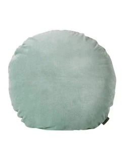 Promo 👏 Aura Home Luxury Velvet 55cm Round Cushion in Jade 😉