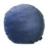 Outlet ✔️ Aura Home Luxury Velvet 45cm Round Cushion in Bijou Blue ✨