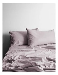 Flash Sale ⌛ Aura Home Halo Organic Cotton Sheet Set in Dusk ✨