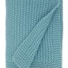 Brand new 🧨 Australian House & Garden Norwood Knitted Throw Ocean Blue 😀