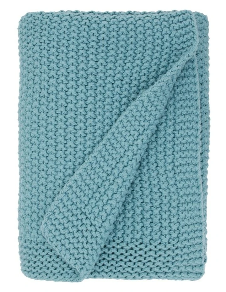 Brand new 𧨠Australian House & Garden Norwood Knitted Throw Ocean Blue π 1 Brand new 𧨠Australian House & Garden Norwood Knitted Throw Ocean Blue π