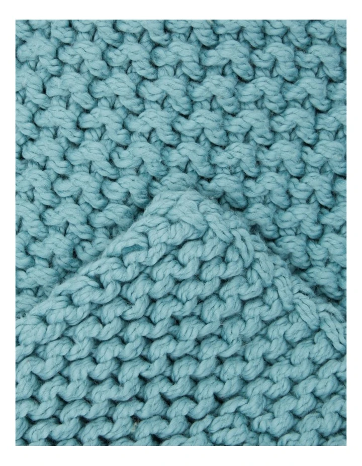 Brand new 𧨠Australian House & Garden Norwood Knitted Throw Ocean Blue π 2 Brand new 𧨠Australian House & Garden Norwood Knitted Throw Ocean Blue π - Image 2