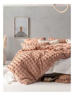 Discount 🤩 Linen House Haze Quilt Cover Set Dusty Pink ⌛