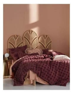 Best reviews of ✨ Linen House Haze Quilt Cover Set in Rhubarb 👏