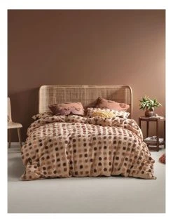 Outlet ๐ Linen House Haze Quilt Cover Set Pecan ๐