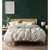 Outlet 💯 Linen House Nimes Linen Quilt Cover Set Natural ✔️