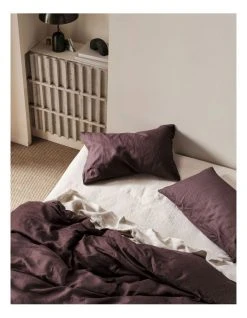 Hot Sale 😍 Linen House Nimes Linen Quilt Cover Set in Espresso 🤩 -Cozy Bed Store 756117010 841916260 4 720x928