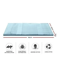 New ๐ฏ Giselle Bedding COOL GEL Memory Foam Mattress Topper BAMBOO 5CM 7-Zone Single ๐ 6 New ๐ฏ Giselle Bedding COOL GEL Memory Foam Mattress Topper BAMBOO 5CM 7-Zone Single ๐ -Cozy Bed Store 757101430 2 720x928