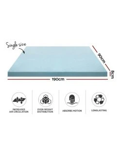 Cheapest ❤️ Giselle Bedding COOL GEL Memory Foam Mattress Topper ❤️