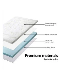 Cheapest ❤️ Giselle Bedding COOL GEL Memory Foam Mattress Topper ❤️ 8 Cheapest ❤️ Giselle Bedding COOL GEL Memory Foam Mattress Topper ❤️ -Cozy Bed Store 757102960 5 720x928