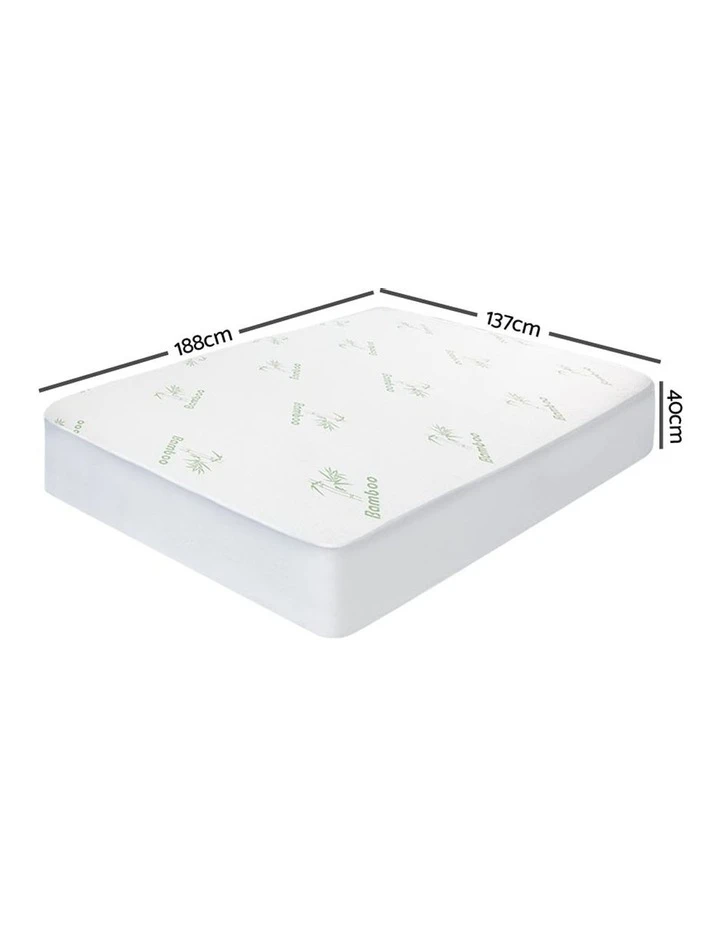 Promo ⭐ Giselle Bedding Bamboo Mattress Protector Double 😉 2 Promo ⭐ Giselle Bedding Bamboo Mattress Protector Double 😉 - Image 2