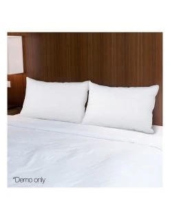 Outlet ⭐ Giselle Bedding Duck Feather Down Twin Pack Pillow ⭐ -Cozy Bed Store 757641070 3 720x928
