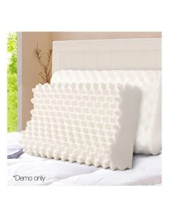 Best deal 🧨 Giselle Bedding Set of 2 Natural Latex Pillows 🌟 -Cozy Bed Store 757641520 3 720x928