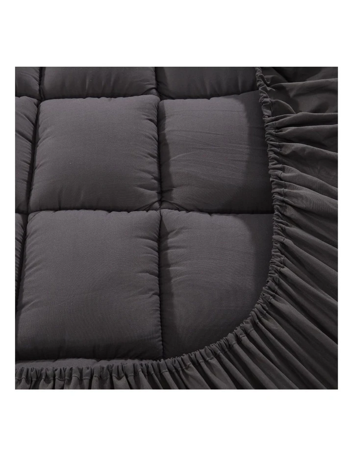 Best Pirce 🥰 Giselle Bedding Bamboo Charcoal Pillowtop Mattress Topper Protector Cover Double ✨ 4 Best Pirce 🥰 Giselle Bedding Bamboo Charcoal Pillowtop Mattress Topper Protector Cover Double ✨ - Image 4