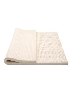 Buy ✔️ Giselle Bedding 7 Zone Latex Mattress Topper Underlay 7.5cm Queen Mat Pad Cover 🥰 -Cozy Bed Store 758117260 3 720x928
