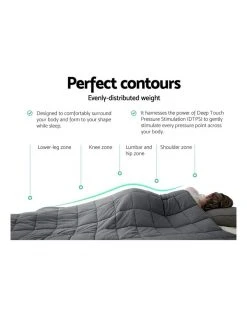 Best reviews of 💯 Giselle Bedding 7KG Weighted Gravity Blanket Minky Deep Relax Calming Adult ✔️ -Cozy Bed Store 758133820 5 720x928