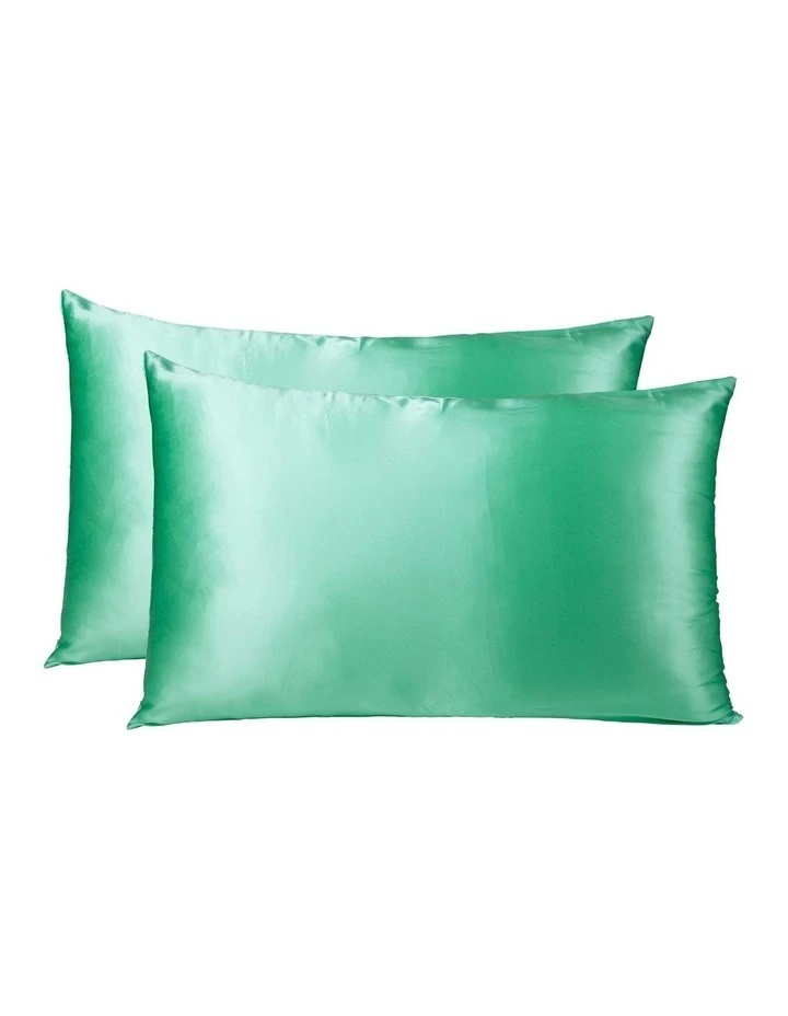 Buy 🧨 Royal Comfort Mulberry Silk Pillowcase Twin Pack - Mint 🤩 1 Buy 🧨 Royal Comfort Mulberry Silk Pillowcase Twin Pack - Mint 🤩