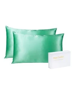 Buy 🧨 Royal Comfort Mulberry Silk Pillowcase Twin Pack - Mint 🤩 5 Buy 🧨 Royal Comfort Mulberry Silk Pillowcase Twin Pack - Mint 🤩 -Cozy Bed Store 762540220 762539860 2 720x928