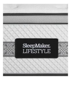Best Pirce ✨ SleepMaker Lifestyle Taranto Plush 8 Mattress White 👏