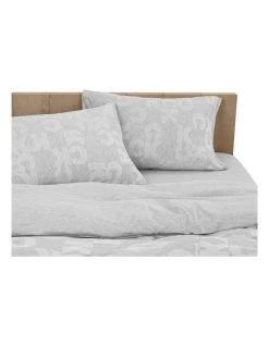 Promo 🛒 Calvin Klein Home Monogram Logo Quilt Cover Grey 🤩 -Cozy Bed Store 771578110 3 720x928