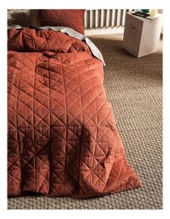 Buy ✔️ Linen House Heath Quilt Cover Set Rust ❤️ 7 Buy ✔️ Linen House Heath Quilt Cover Set Rust ❤️ -Cozy Bed Store 773531920 841913740 3 720x928