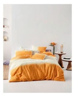 Coupon ❤️ Linen House Basque Quilt Cover Set in Marigold 🎉